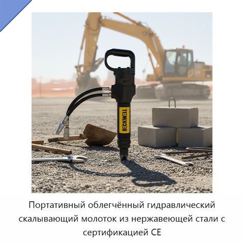 Портативный облегчённый гидравлический скалывающий молоток из нержавеющей стали с сертификацией CE