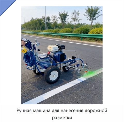 Ручная машина для нанесения дорожной разметки