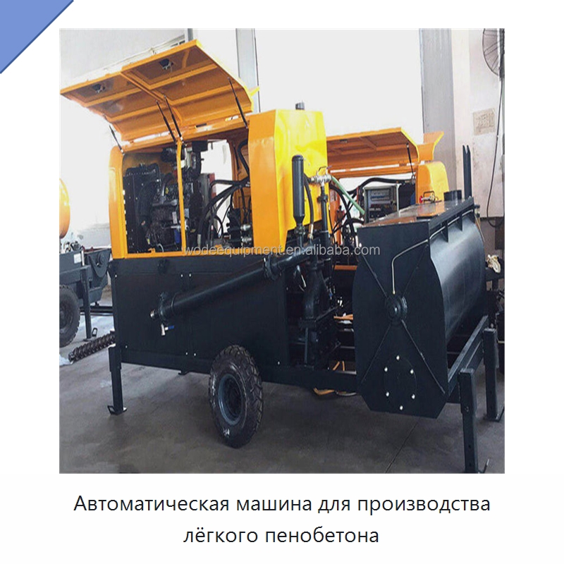 Автоматическая машина для производства лёгкого пенобетона — Оборудование для производства кирпича