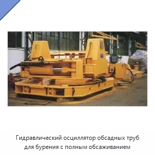 Гидравлический осциллятор обсадных труб для бурения с полным обсаживанием