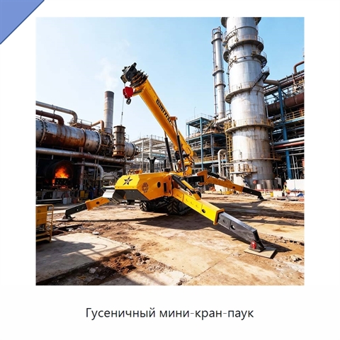 Гусеничный мини-кран-паук