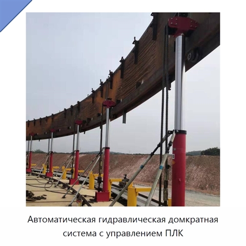 Автоматическая гидравлическая домкратная система с управлением ПЛК