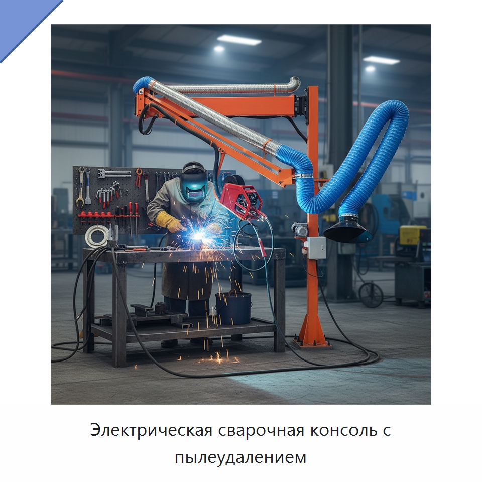 Электрическая сварочная консоль с пылеудалением — Сварочные принадлежности и вспомогательное оборудование