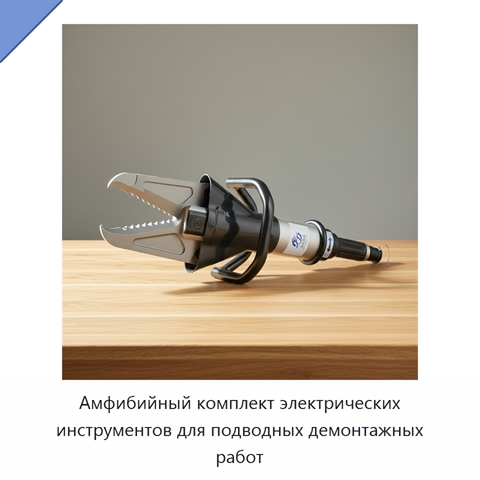 Амфибийный комплект электрических инструментов для подводных демонтажных работ
