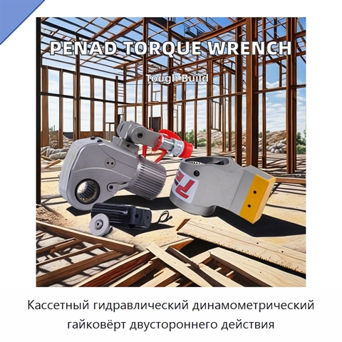 Кассетный гидравлический динамометрический гайковёрт двустороннего действия