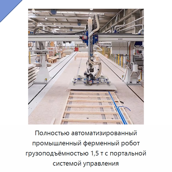 Полностью автоматизированный промышленный ферменный робот грузоподъёмностью 1,5 т с портальной системой управления — Краны