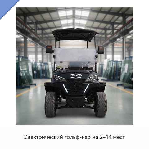 Электрический гольф-кар на 2–14 мест