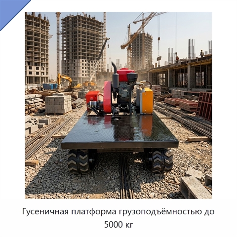 Гусеничная платформа грузоподъёмностью до 5000 кг