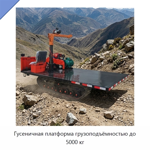 Гусеничная платформа грузоподъёмностью до 5000 кг