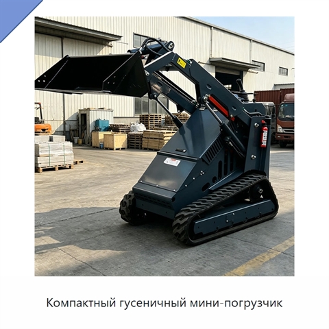 Компактный гусеничный мини-погрузчик