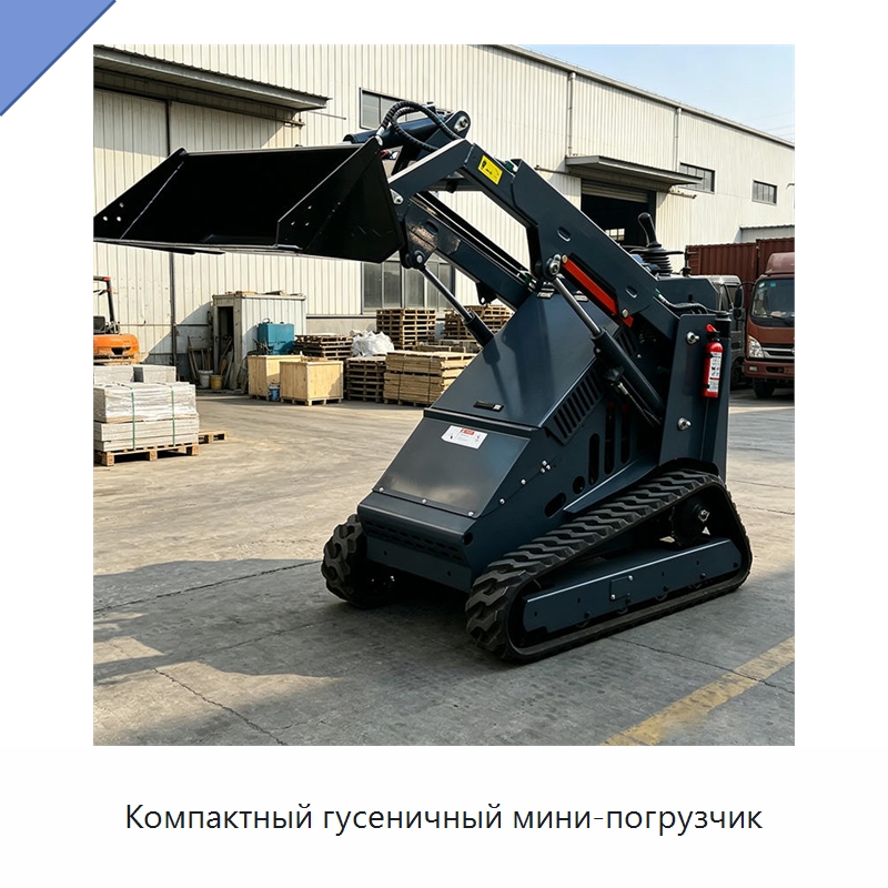 Компактный гусеничный мини-погрузчик — Землеройная техника