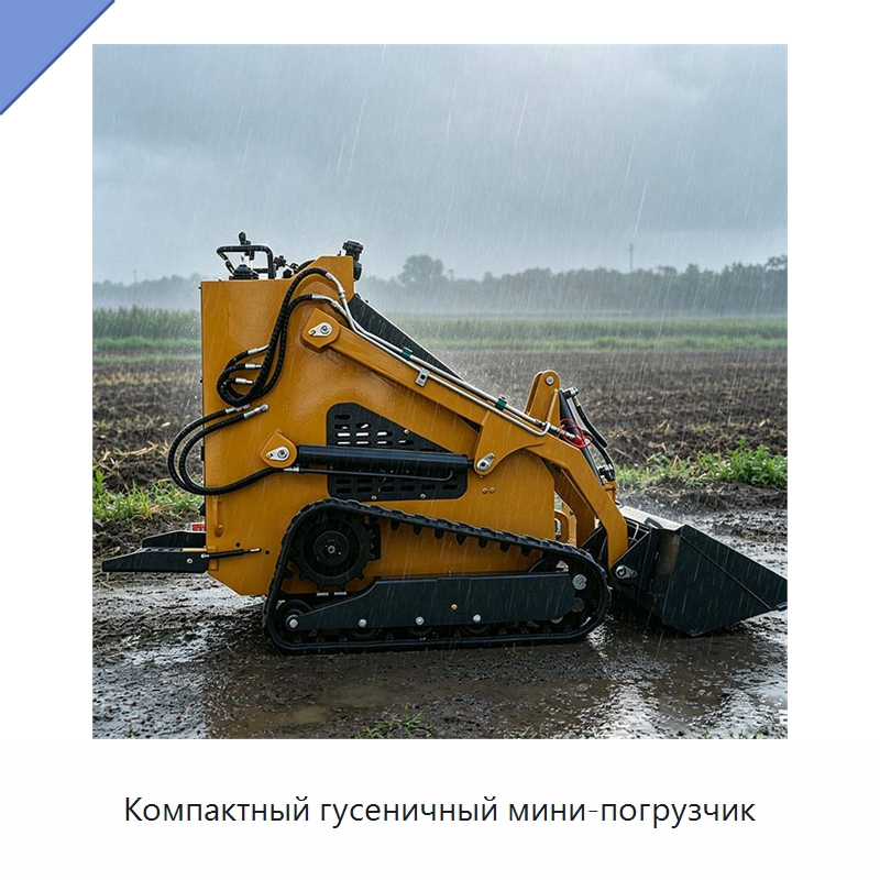 Компактный гусеничный мини-погрузчик — Землеройная техника