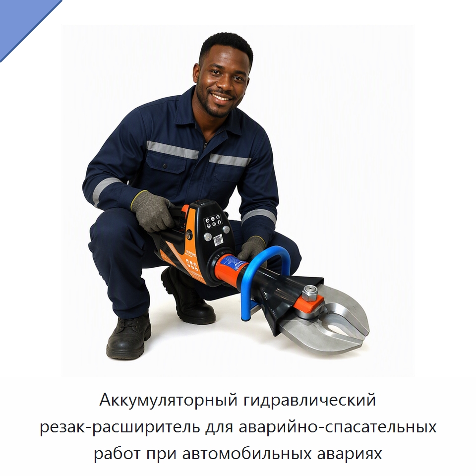 Аккумуляторный гидравлический резак-расширитель для аварийно-спасательных работ при автомобильных авариях — Противопожарное оборудование и принадлежности