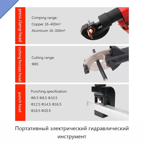 Портативный электрический гидравлический инструмент