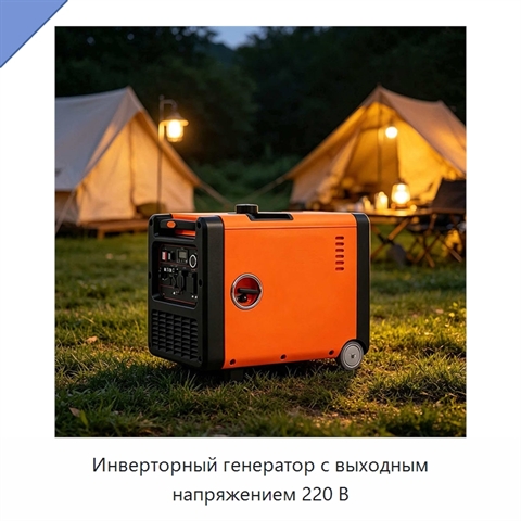 Инверторный генератор с выходным напряжением 220 В