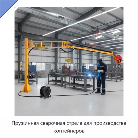 Пружинная сварочная стрела для производства контейнеров