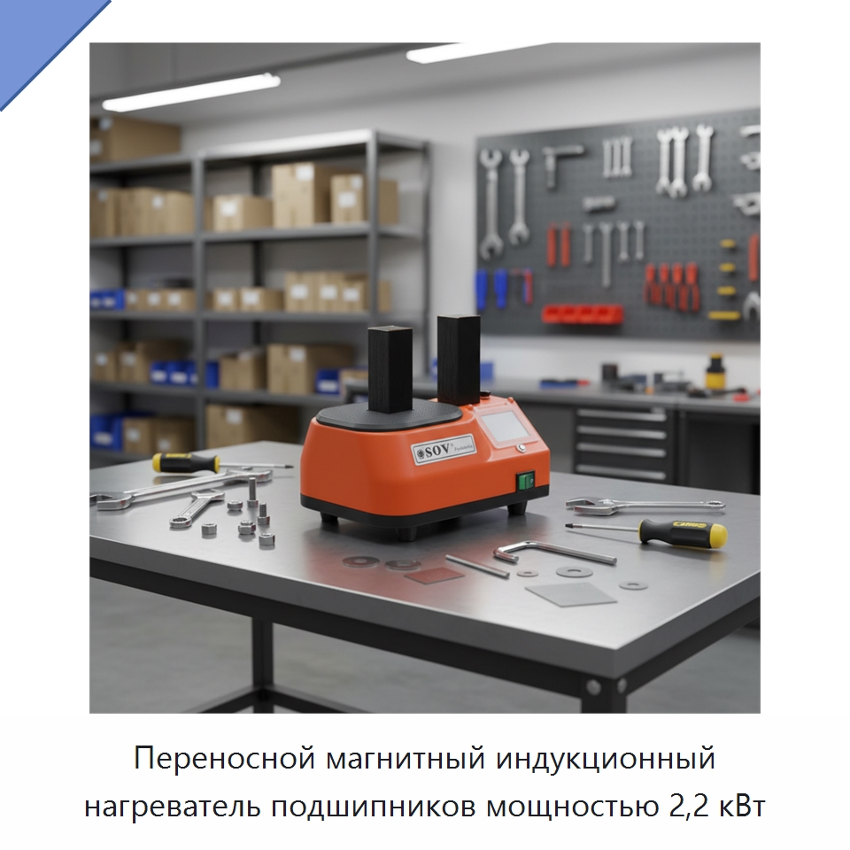 Переносной магнитный индукционный нагреватель подшипников мощностью 2,2 кВт — Отопительное оборудование