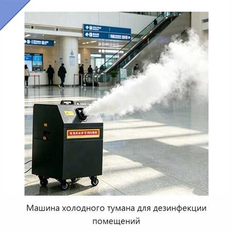 Машина холодного тумана для дезинфекции помещений