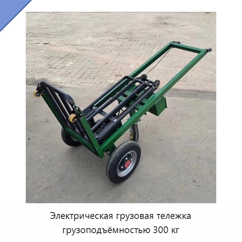 Электрическая грузовая тележка грузоподъёмностью 300 кг