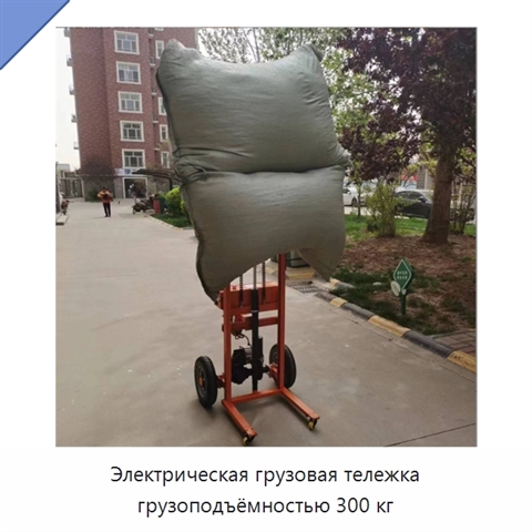 Электрическая грузовая тележка грузоподъёмностью 300 кг