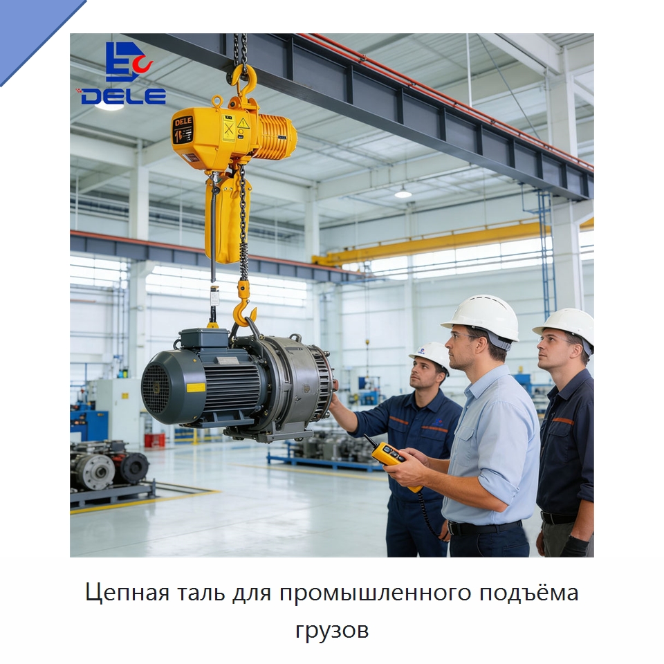 Цепная таль для промышленного подъёма грузов — Электротали
