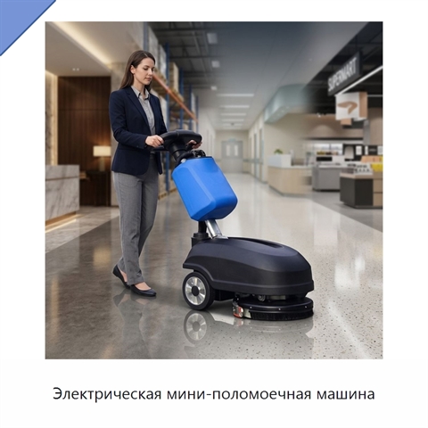 Электрическая мини-поломоечная машина