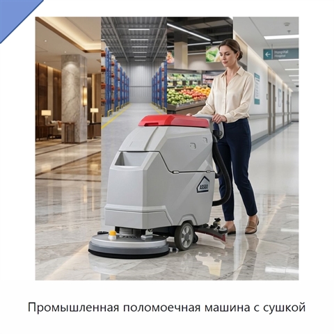 Промышленная поломоечная машина с сушкой