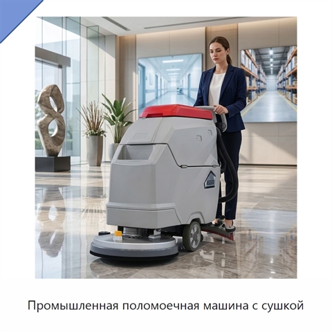 Промышленная поломоечная машина с сушкой
