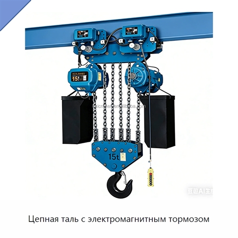 Цепная таль с электромагнитным тормозом