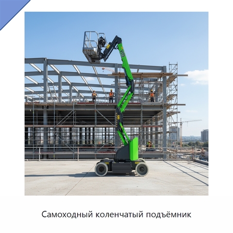 Самоходный коленчатый подъёмник