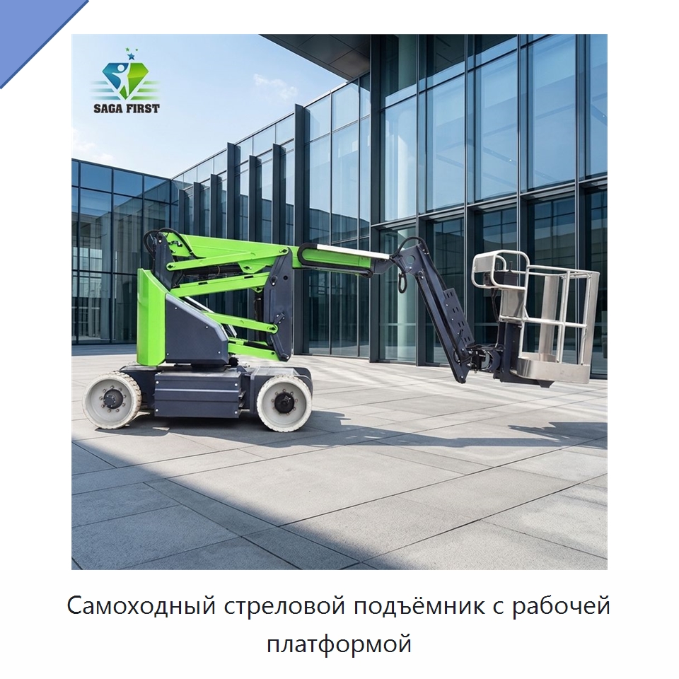 Самоходный стреловой подъёмник с рабочей платформой — Подъемные столы