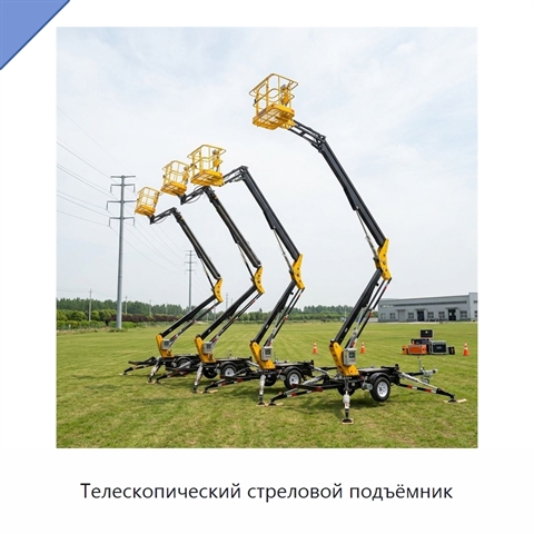 Телескопический стреловой подъёмник