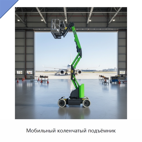 Мобильный коленчатый подъёмник