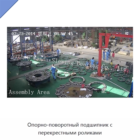 Опорно-поворотный подшипник с перекрестными роликами