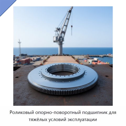 Роликовый опорно-поворотный подшипник для тяжёлых условий эксплуатации