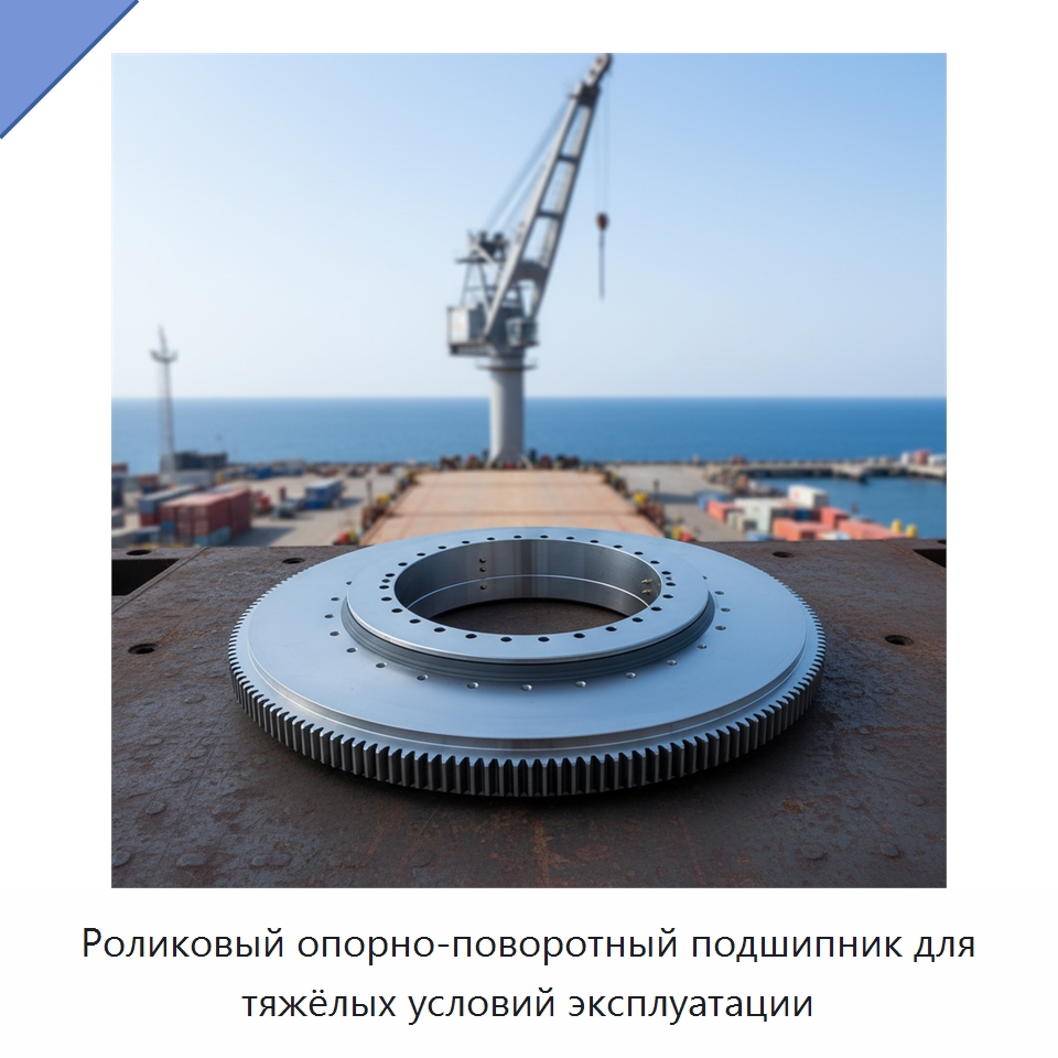 Роликовый опорно-поворотный подшипник для тяжёлых условий эксплуатации — Опорно-поворотные подшипники