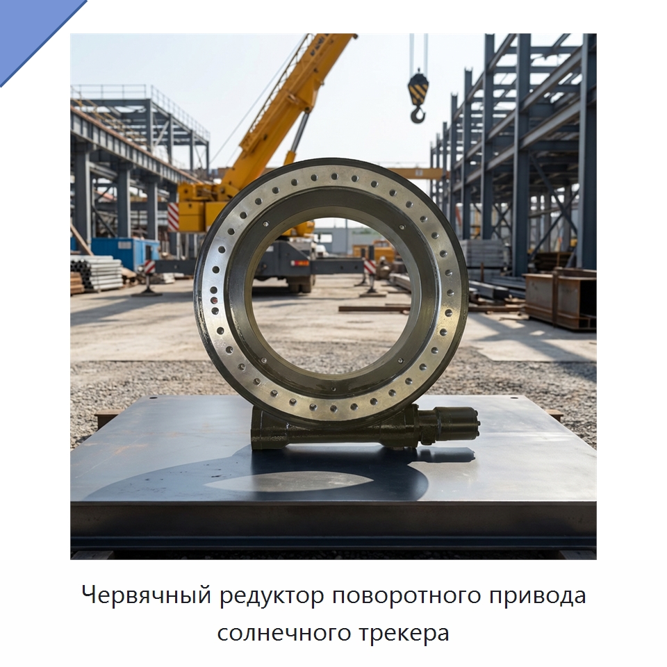 Червячный редуктор поворотного привода солнечного трекера — Редукторы