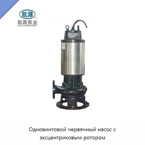 Одновинтовой червячный насос с эксцентриковым ротором