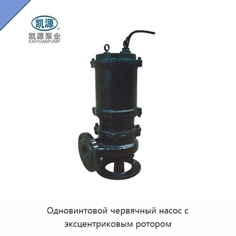 Одновинтовой червячный насос с эксцентриковым ротором