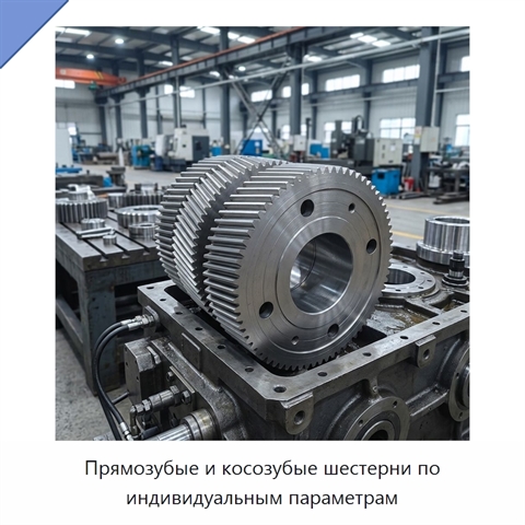 Прямозубые и косозубые шестерни по индивидуальным параметрам