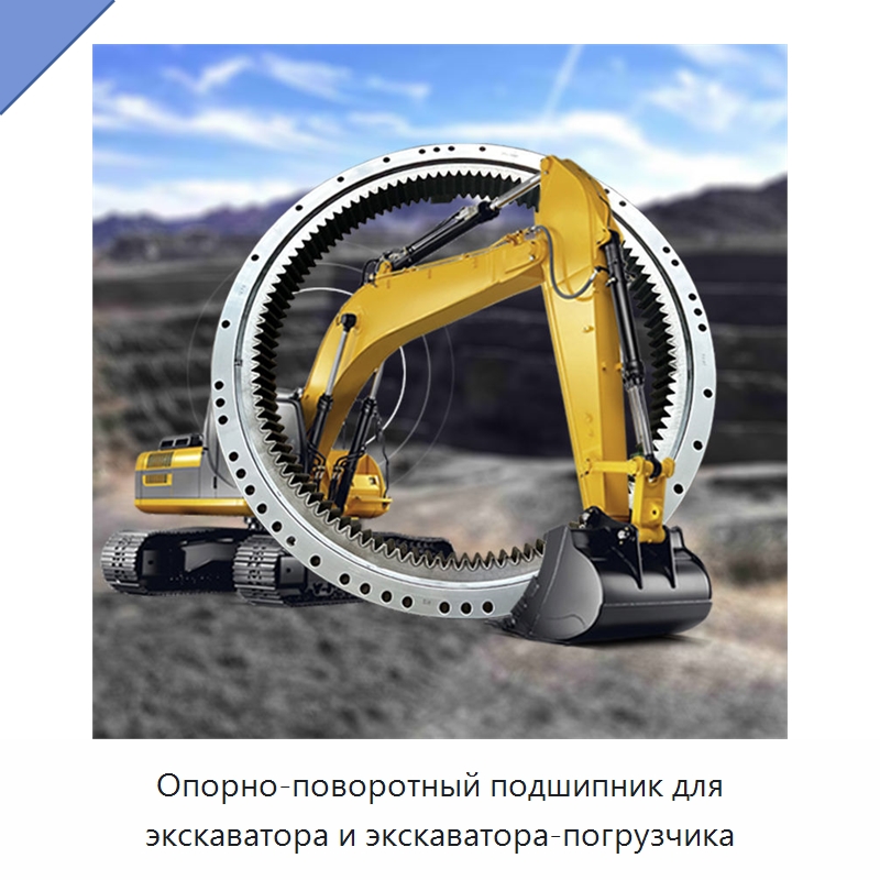 Опорно-поворотный подшипник для экскаватора и экскаватора-погрузчика — Опорно-поворотные подшипники