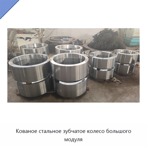 Кованое стальное зубчатое колесо большого модуля