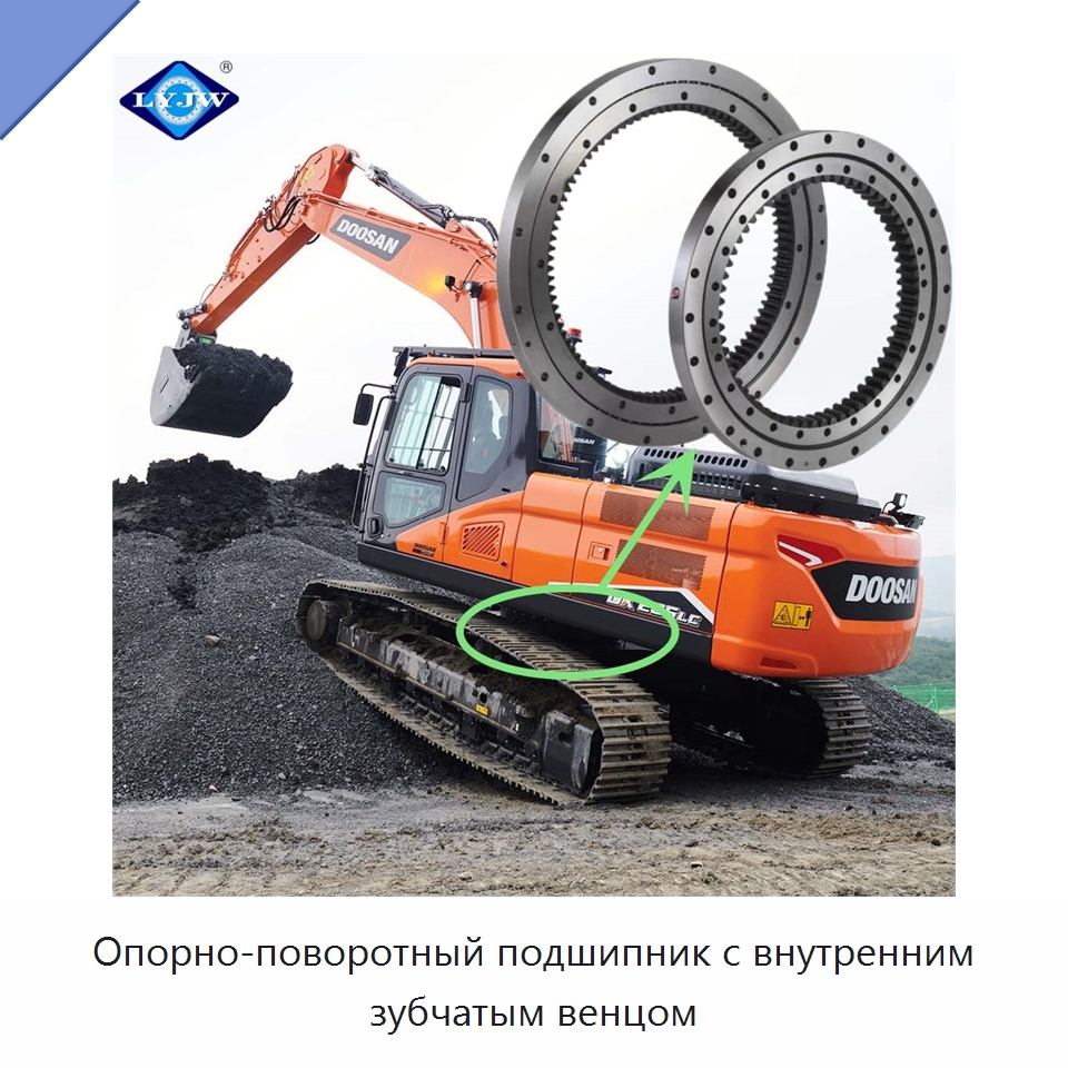 Опорно-поворотный подшипник с внутренним зубчатым венцом — Опорно-поворотные подшипники