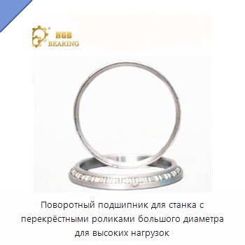 Поворотный подшипник для станка с перекрёстными роликами большого диаметра для высоких нагрузок — Опорно-поворотные подшипники
