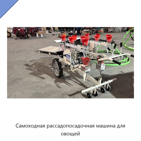 Самоходная рассадопосадочная машина для овощей