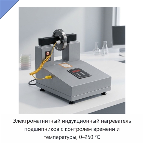 Электромагнитный индукционный нагреватель подшипников с контролем времени и температуры, 0–250 °C