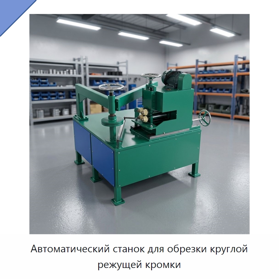 Автоматический станок для обрезки круглой режущей кромки — Металлорежущие станки