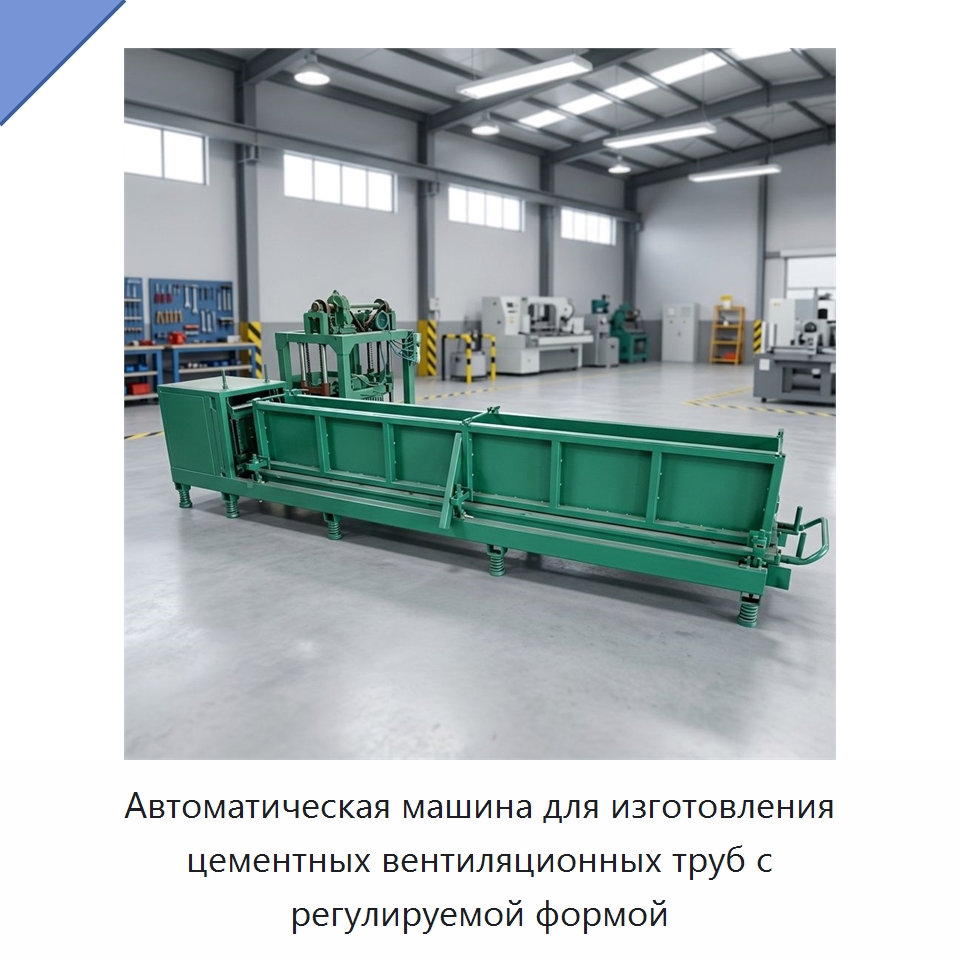 Автоматическая машина для изготовления цементных вентиляционных труб с регулируемой формой — Сельскохозяйственная техника и оборудование