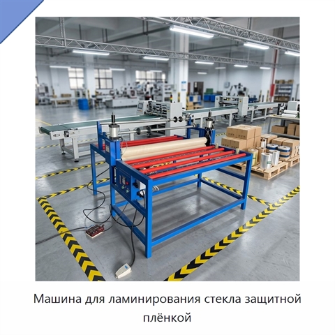 Машина для ламинирования стекла защитной плёнкой