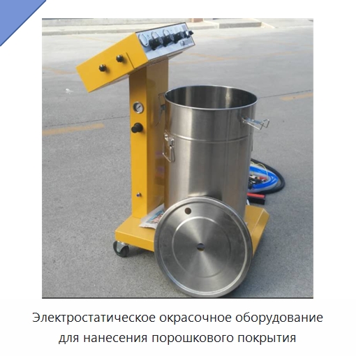 Электростатическое окрасочное оборудование для нанесения порошкового покрытия — Оборудование для нанесения покрытий на металл